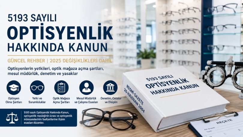 5193 Sayılı Optisyenlik Hakkında Kanun Neleri Düzenliyor?